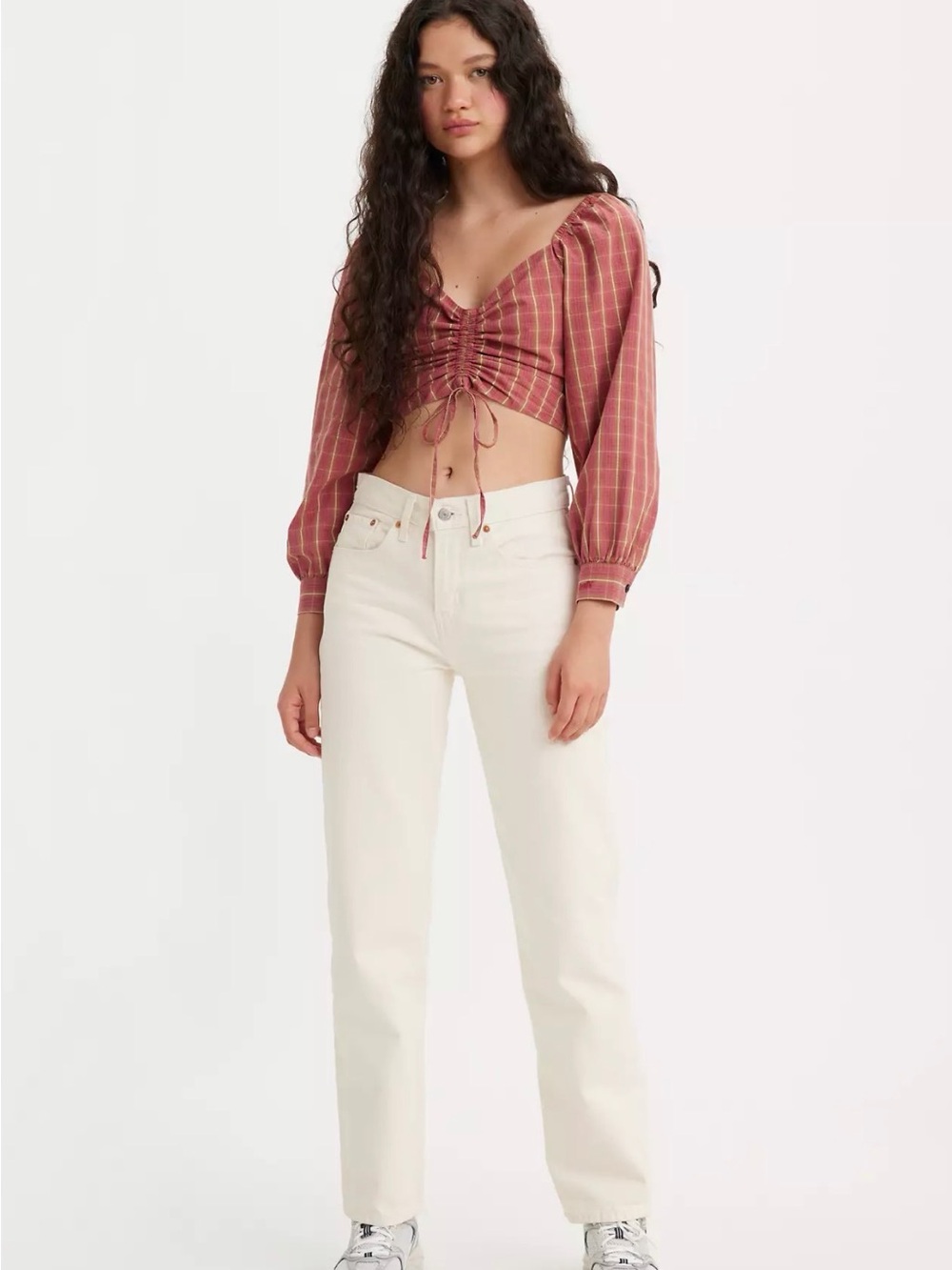 Levi's - Low Pro Straight Denim Jeans - Cream Neutral - 27